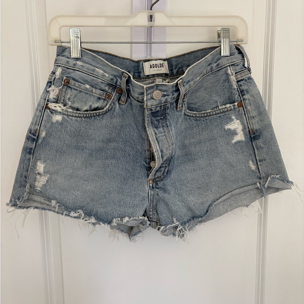 Agolde Parker Denim Shorts